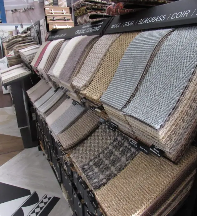 The Sustainable Flooring Choice display