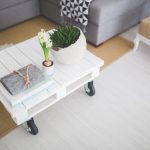 A picture of white wood flooring in a home